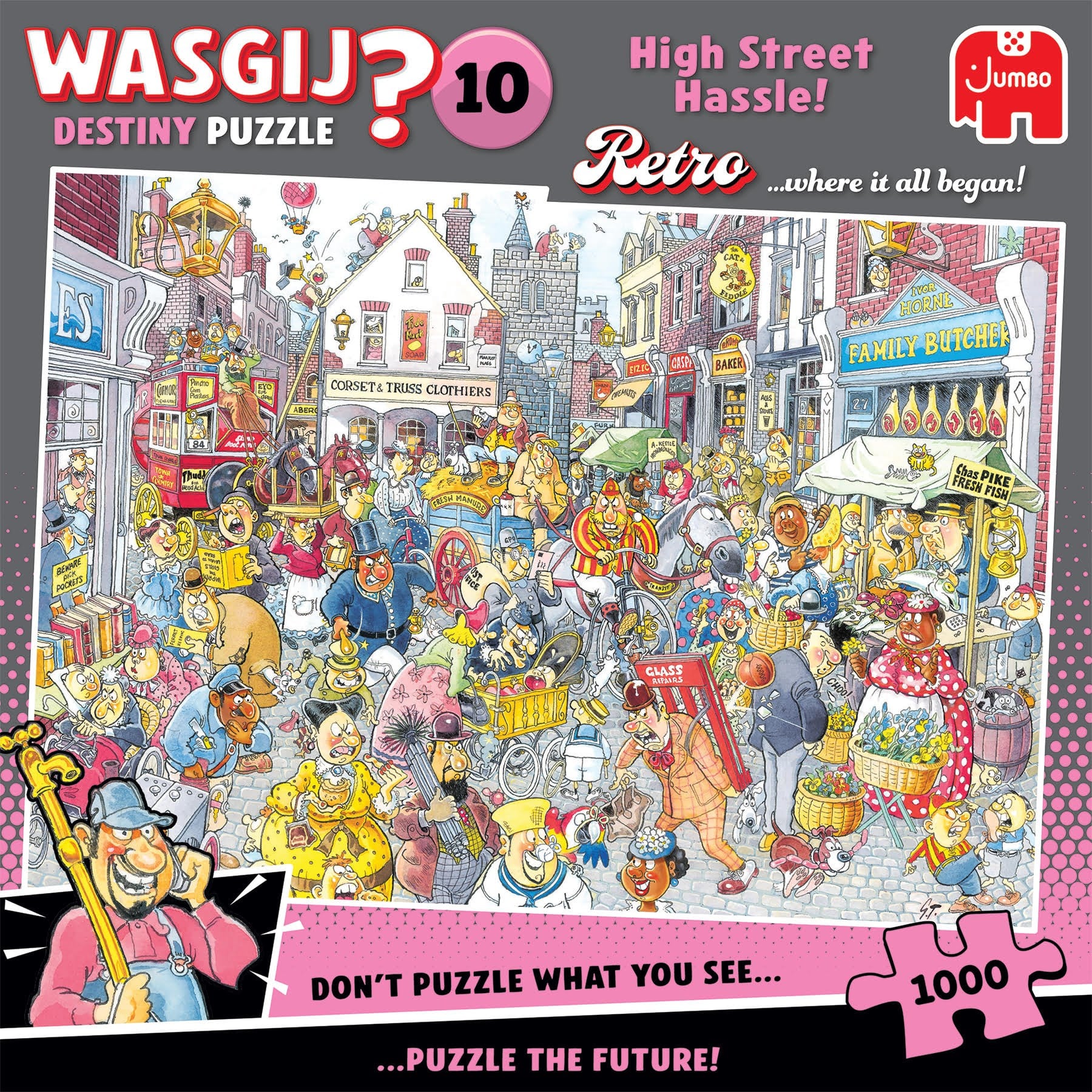Wasgij Destiny 10 High Street Hassle! (1000) Puslespil 707-1110100802