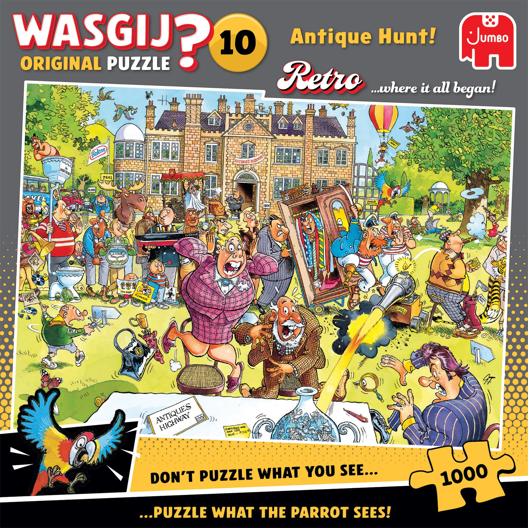 Wasgij Original 10 Antique Hunt! (1000) Puslespil 707-1110100800