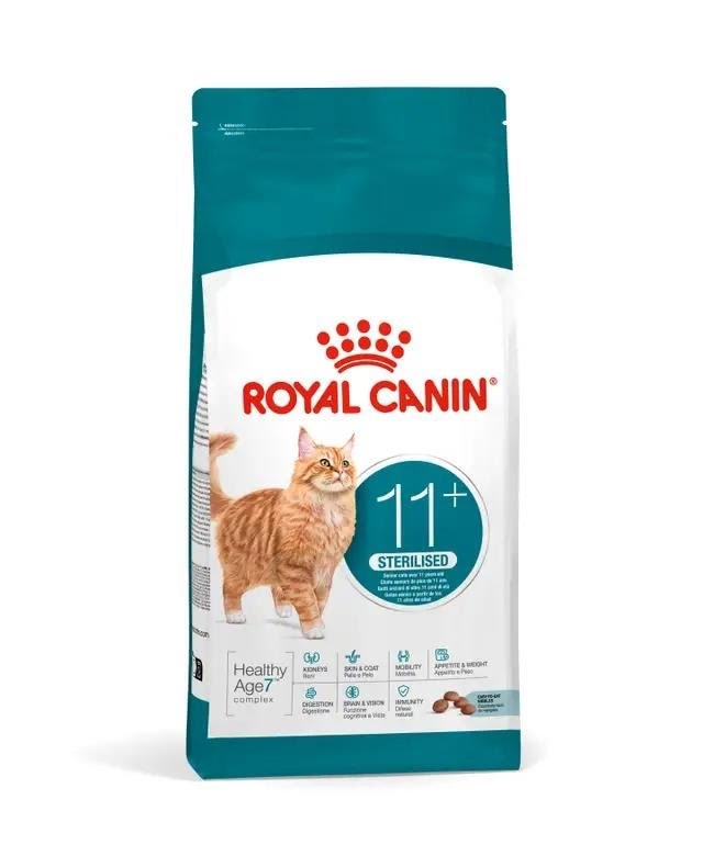 Royal Canin Ageing 11+ Sterilised Dry Food for Cats 4kg Katteudstyr 3182551066210