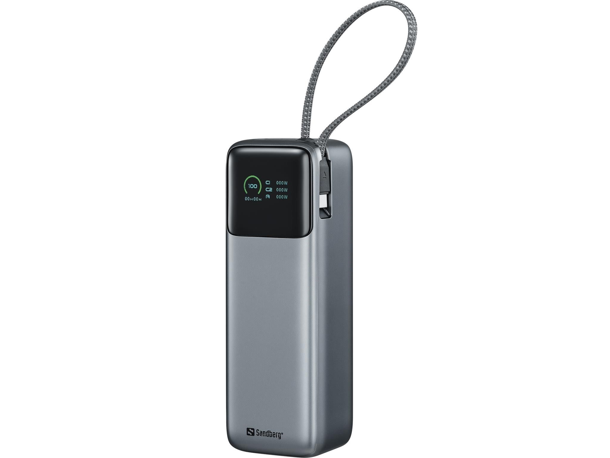 Sandberg All-in1 Powerbank 27000 PD 240W - 27000 mAh Powerbank Sølv 421-31