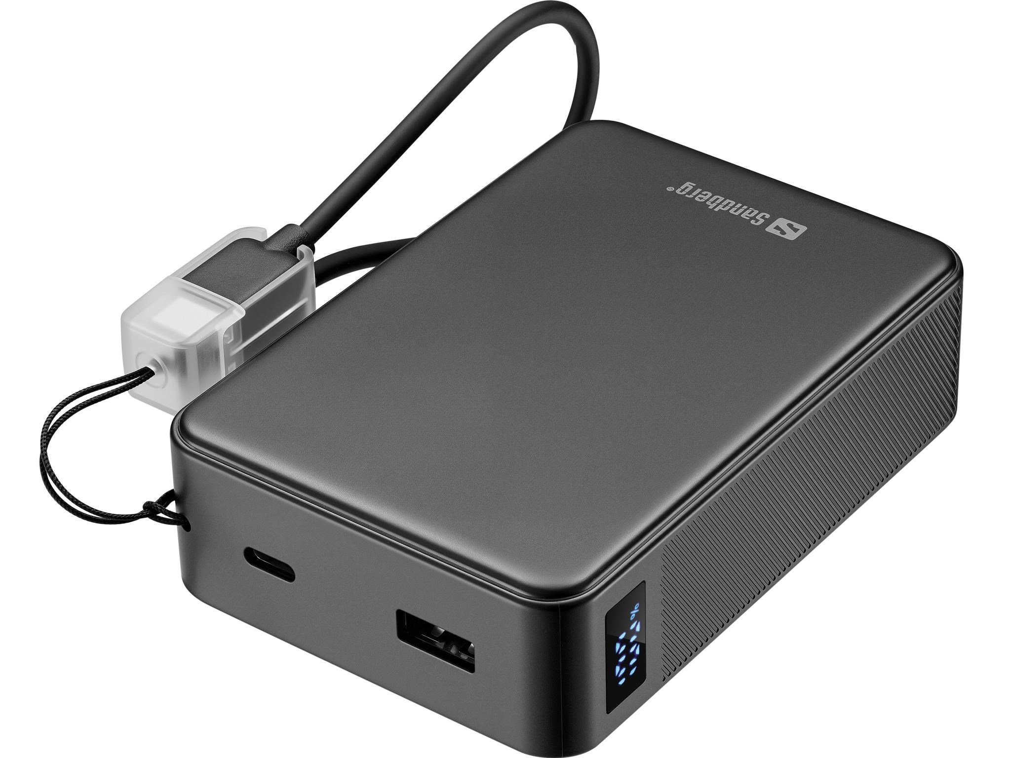 Sandberg Nano Powerbank 20000 PD20W - 20000 mAh Powerbank Sort 421-40
