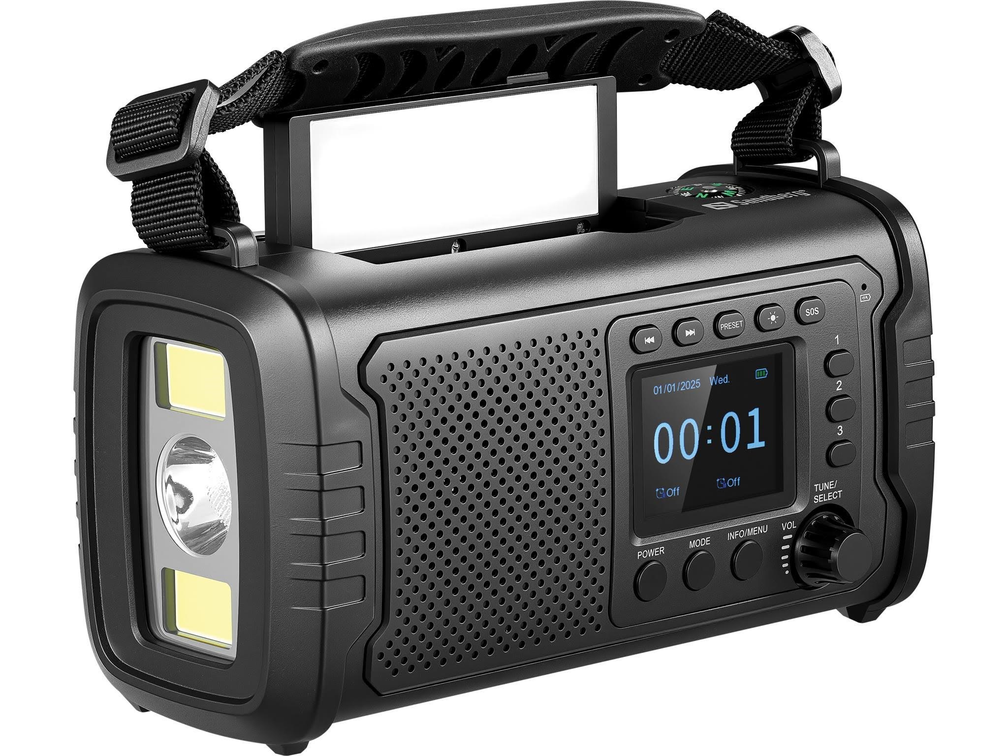 Sandberg Survivor DAB+ Radio All-in-1 20000 - DAB+/FM Radio 421-38