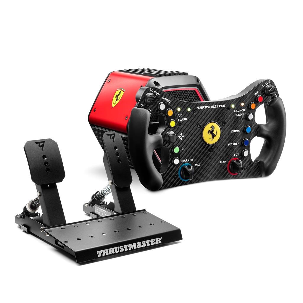 Thrustmaster T818 Ferrari 488 GT3 Simulator - Wired Steering wheel & Pedal set - PC Spil Tilbehør 2960981