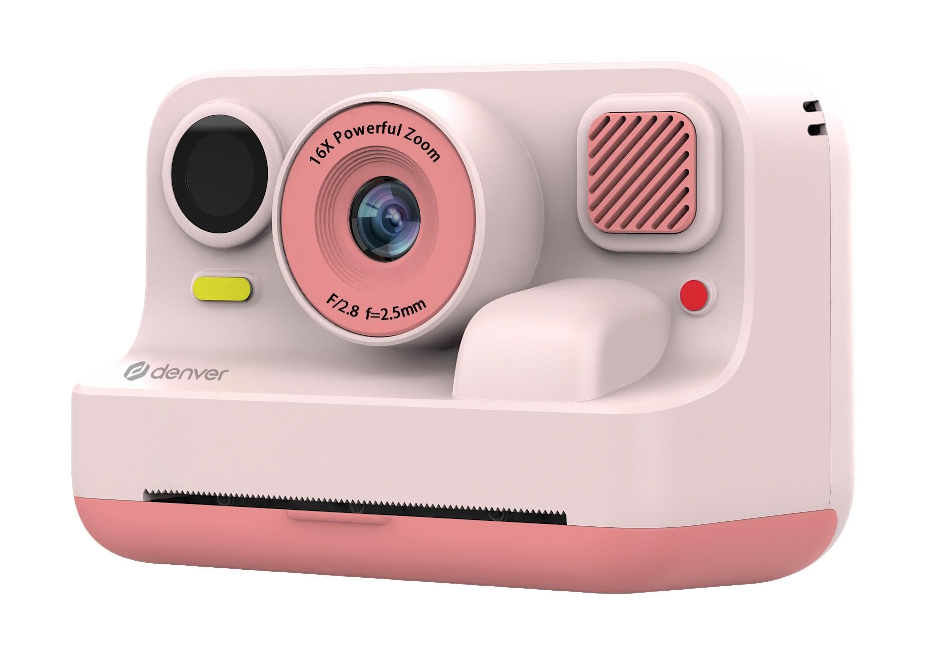 DENVER KPC-1374BTRO Kids print camera with thermal print function Bluetooth connection for print from smartphone