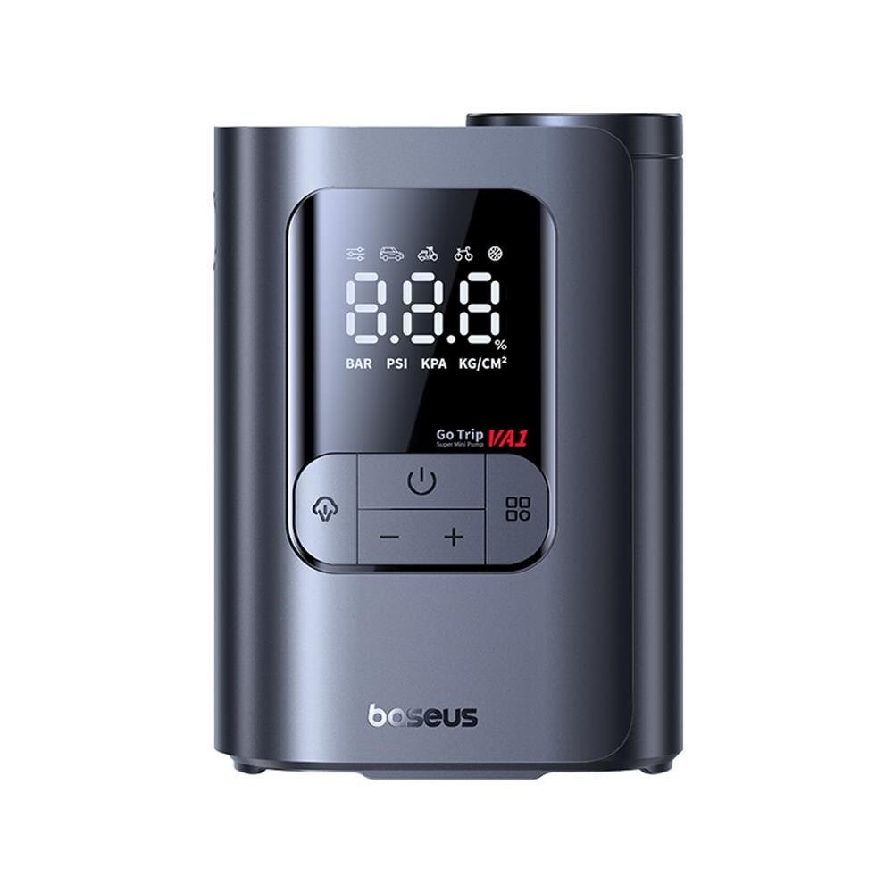 Baseus GoTrip VA1 Super Mini Wireless Air Compressor with 3 Tips - Black Biltilbehoer C0119501