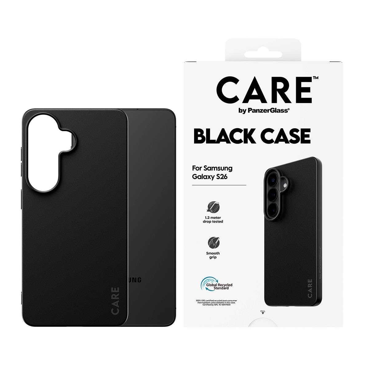 CARE by PanzerGlass TPU Case Black Samsung Galaxy S26 Mobilcover CR92143