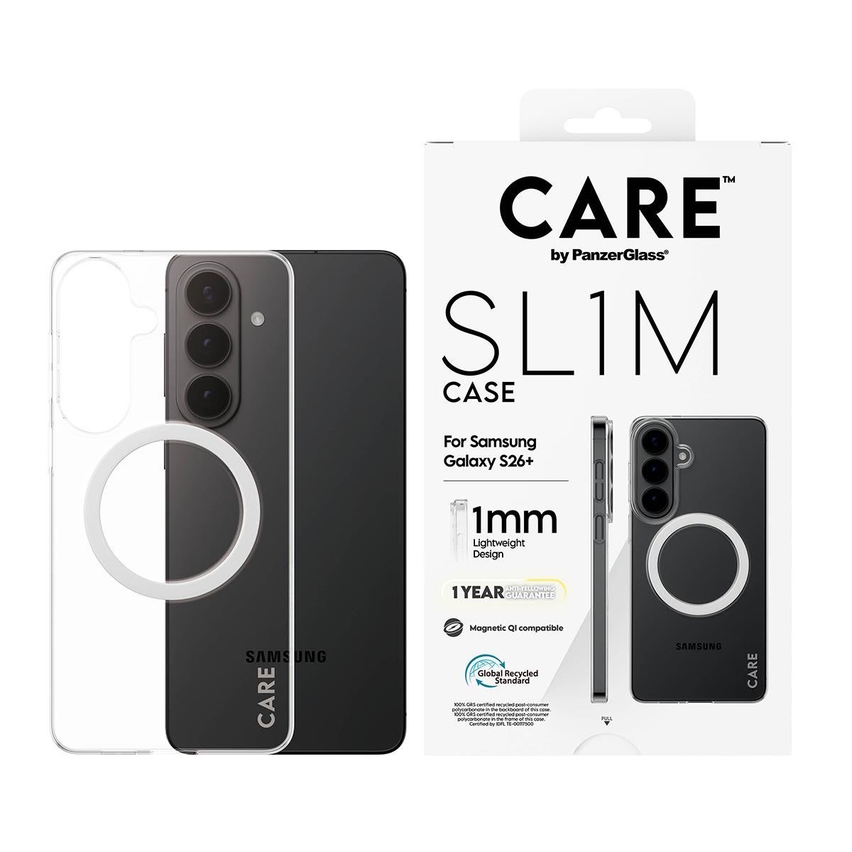 CARE by PanzerGlass SL1M Case Transparent Samsung Galaxy S26+ Mobilcover CR25459