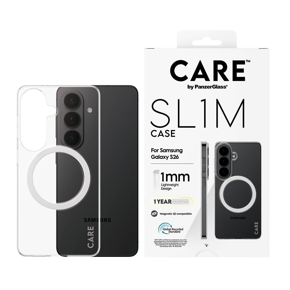 CARE by PanzerGlass SL1M Case Transparent Samsung Galaxy S26 Mobilcover CR28187