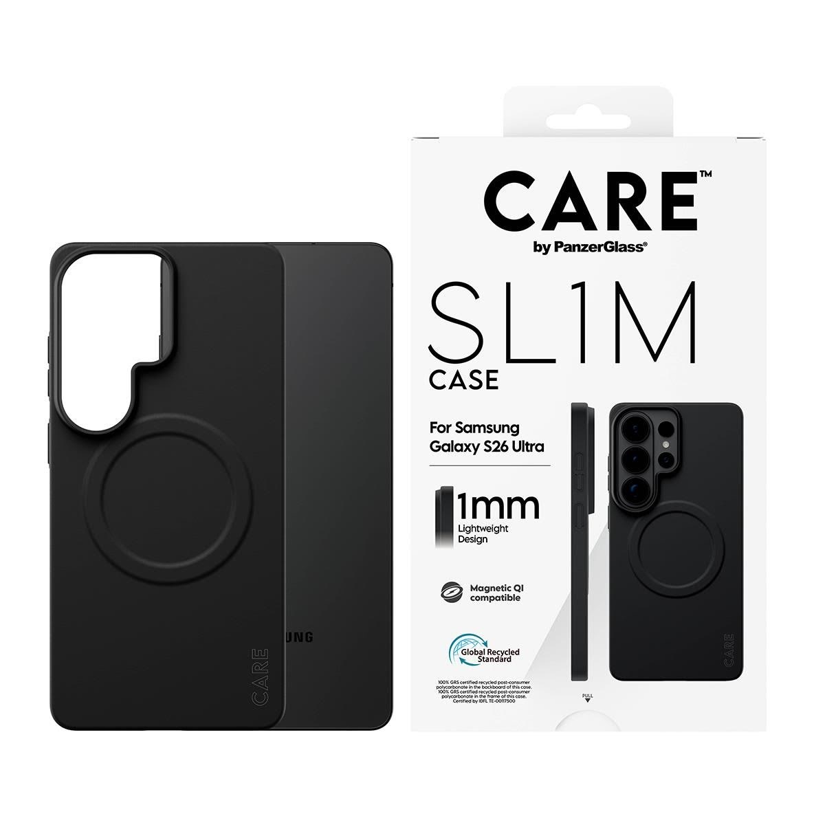 CARE by PanzerGlass SL1M Case Black Samsung Galaxy S26 Ultra Mobilcover CR87482