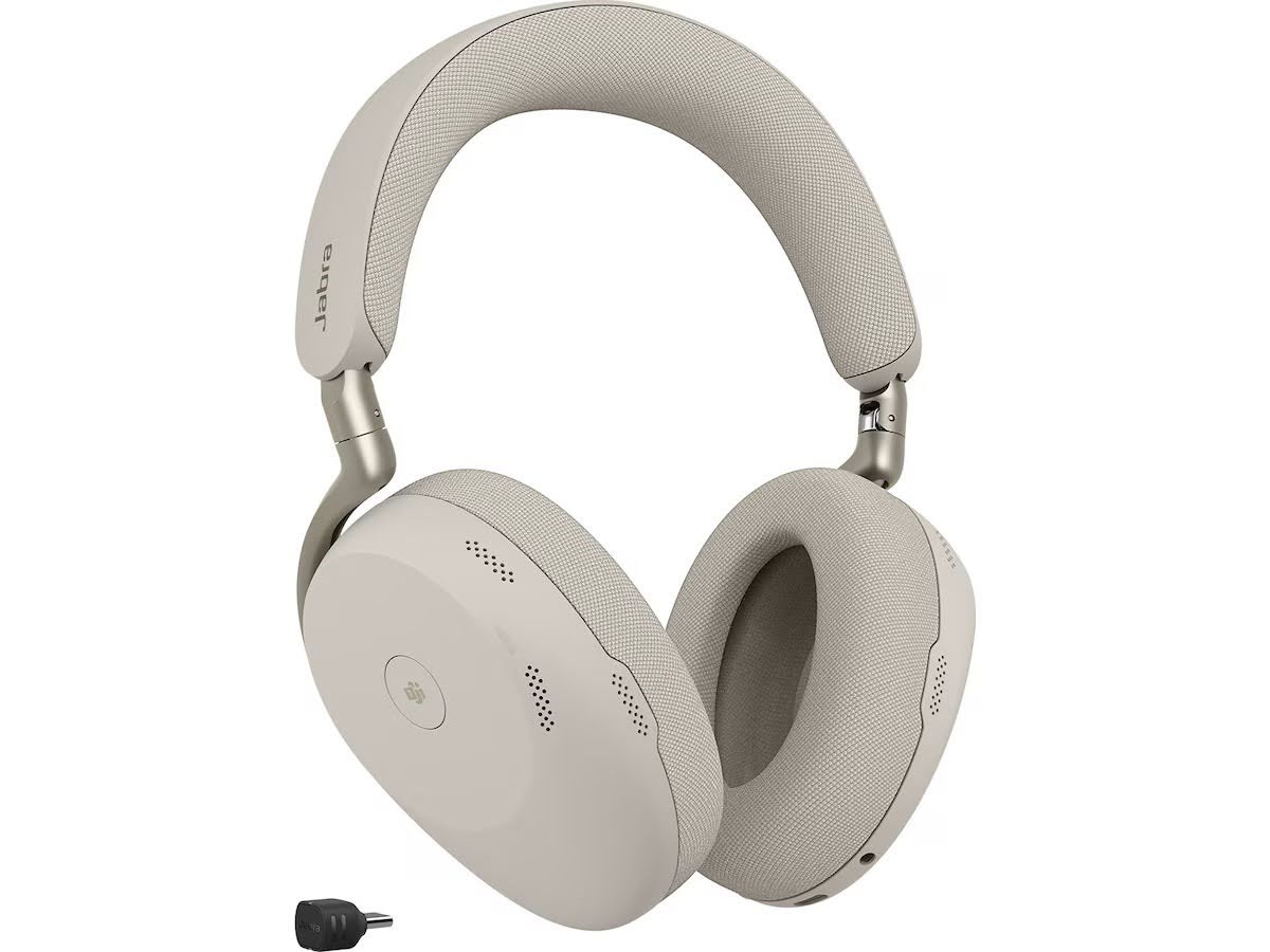 Jabra Evolve3 85 UC Link390c - Warm Grey Hovedtelefoner Og Headset Grå 38599-989-898