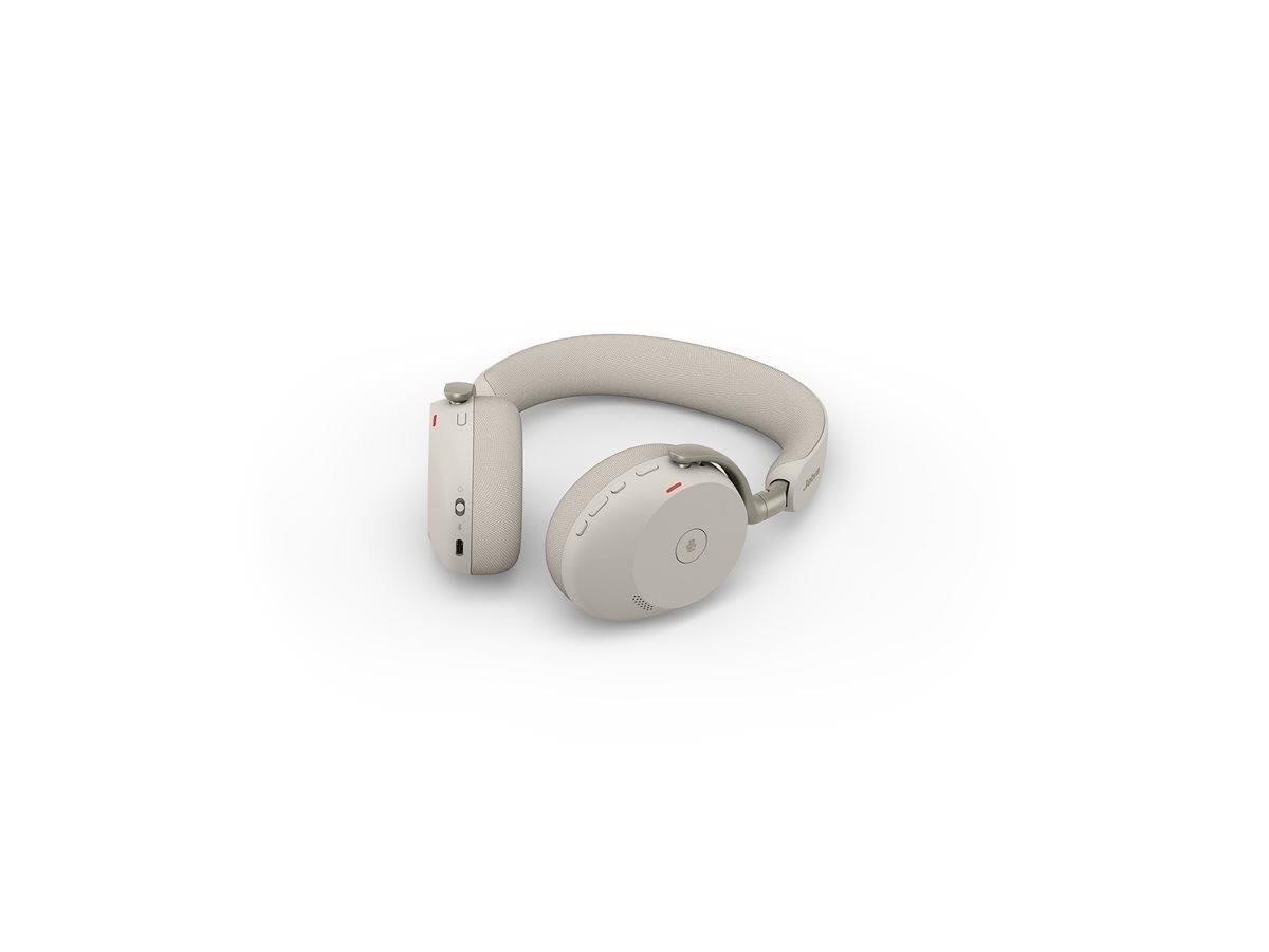 Jabra Evolve3 75 MS Link390c - Warm Grey Hovedtelefoner Og Headset Grå 37599-999-898