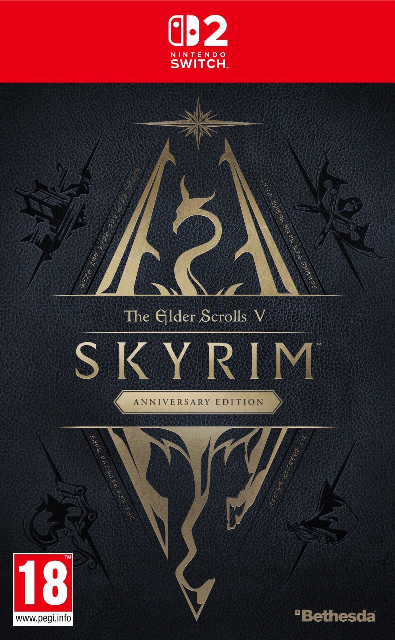 The Elder Scrolls V: Skyrim (Anniversary Edition) - Code in a Box - Nintendo Switch 2 - RPG Spil 0196388816439
