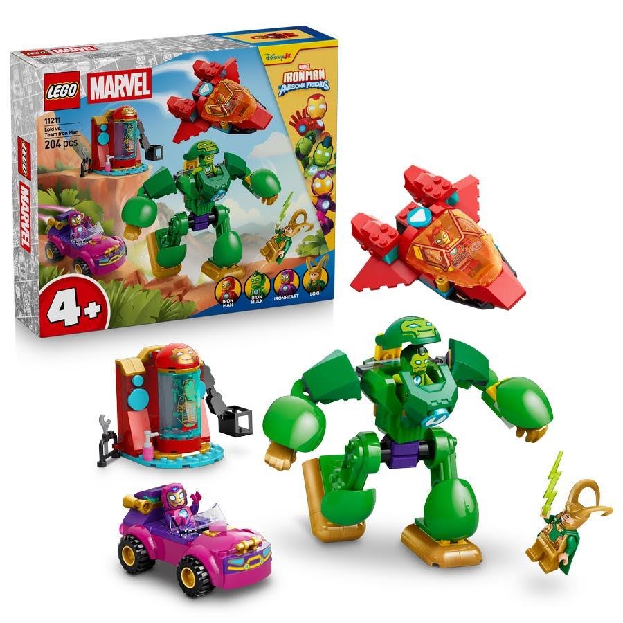 LEGO Disney Junior Marvel 11211 Loke mod Team Iron Man legetøj 4+ år