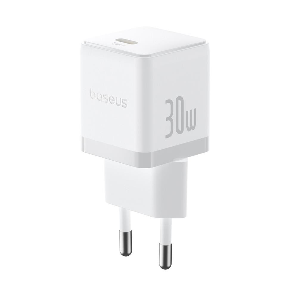 Baseus Palm 30W USB-C Wall Charger - White Mobil Oplader P10111605213-00