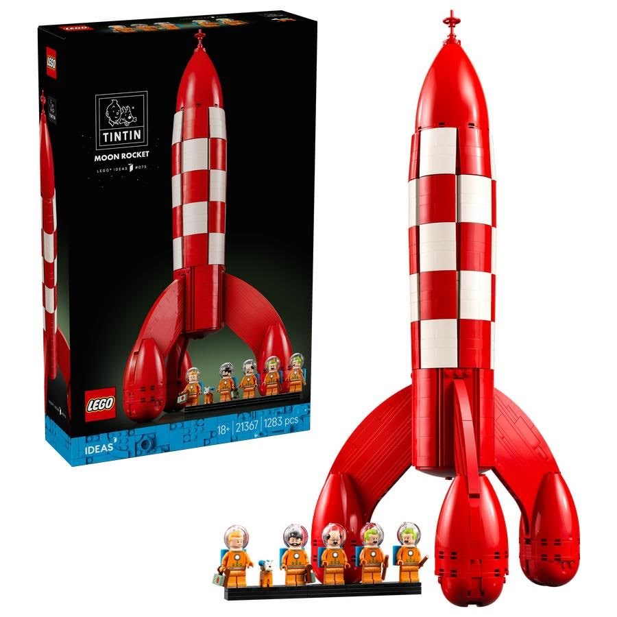 LEGO Ideas 21367 Måneraketten fra Tintin byggesæt 18+ år