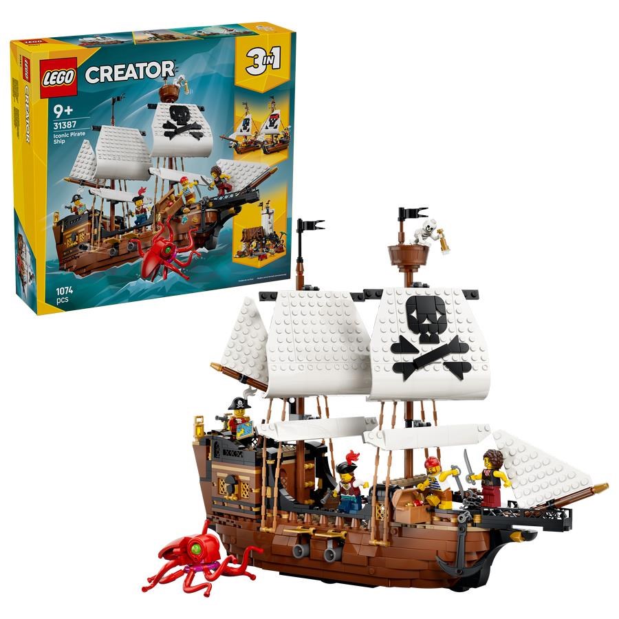 LEGO Creator 31387 Ikonisk piratskib