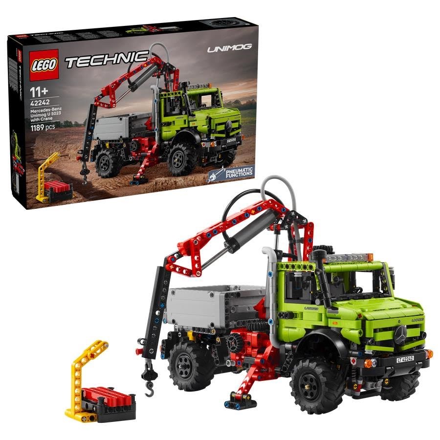 LEGO Technic 42242 Mercedes-Benz Unimog U 5023 med kran