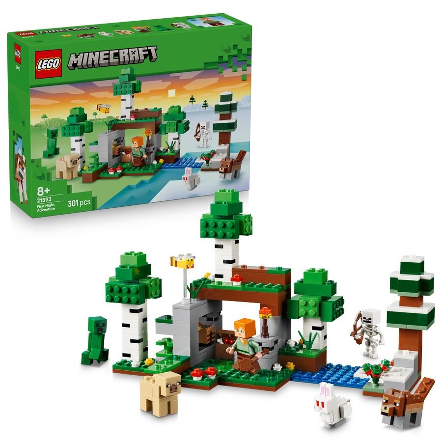 LEGO Minecraft 21593 Første nats eventyr