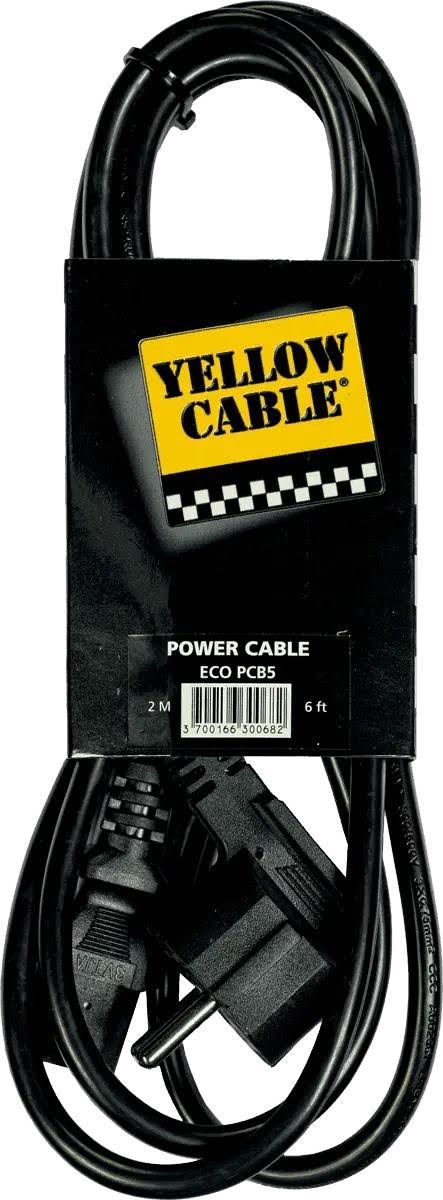 Yellow Cable PCB5 - AC-strømkabel Audiokabel ECO PCB5