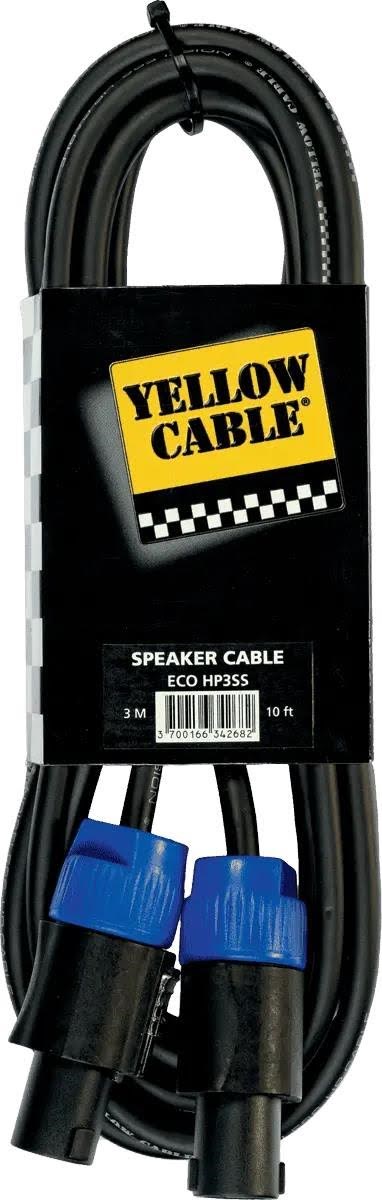 Yellow Cable HP3SS - Speakon - Speakon-højttalerkabel 3m. Audiokabel ECO HP3SS