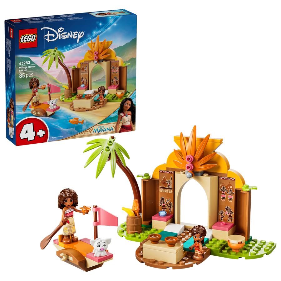 LEGO Disney 43282 Landsbyhus og båd legetøj 4+ år