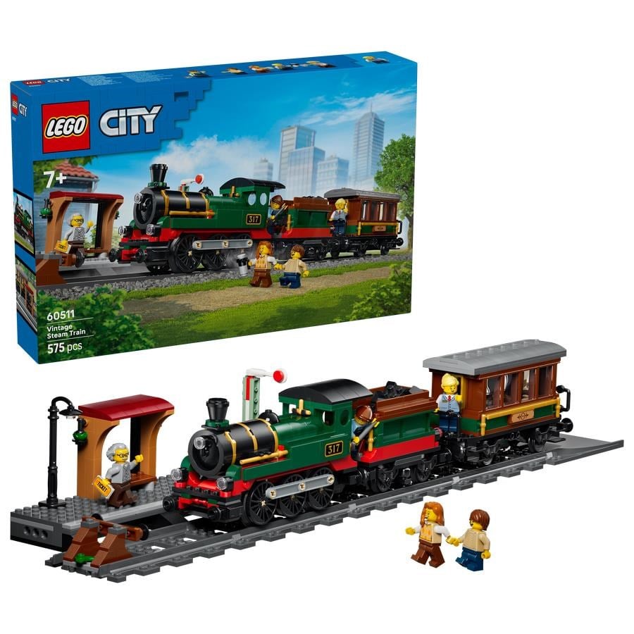 LEGO City 60511 Vintage damptog byggesæt 7+ år