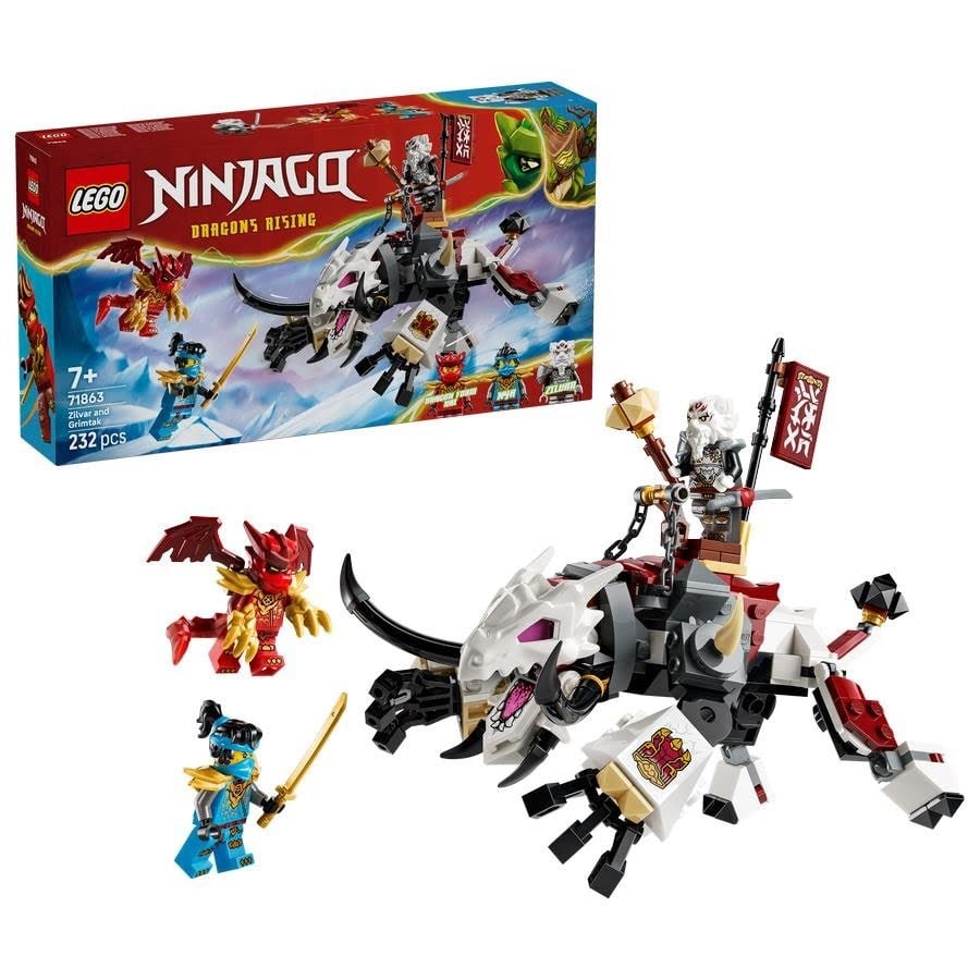 LEGO Ninjago 71863 Zilvar og dragebæstet Grimtak