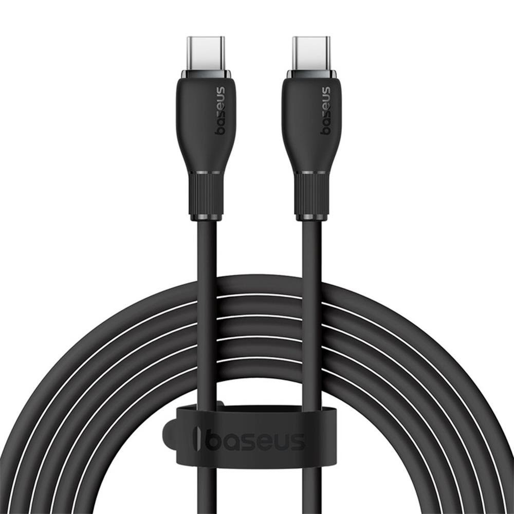 Baseus Pudding Series USB-C Cable - USB-C 100W 1.2m - Black Usb Kabel Sort P10355702111-B1