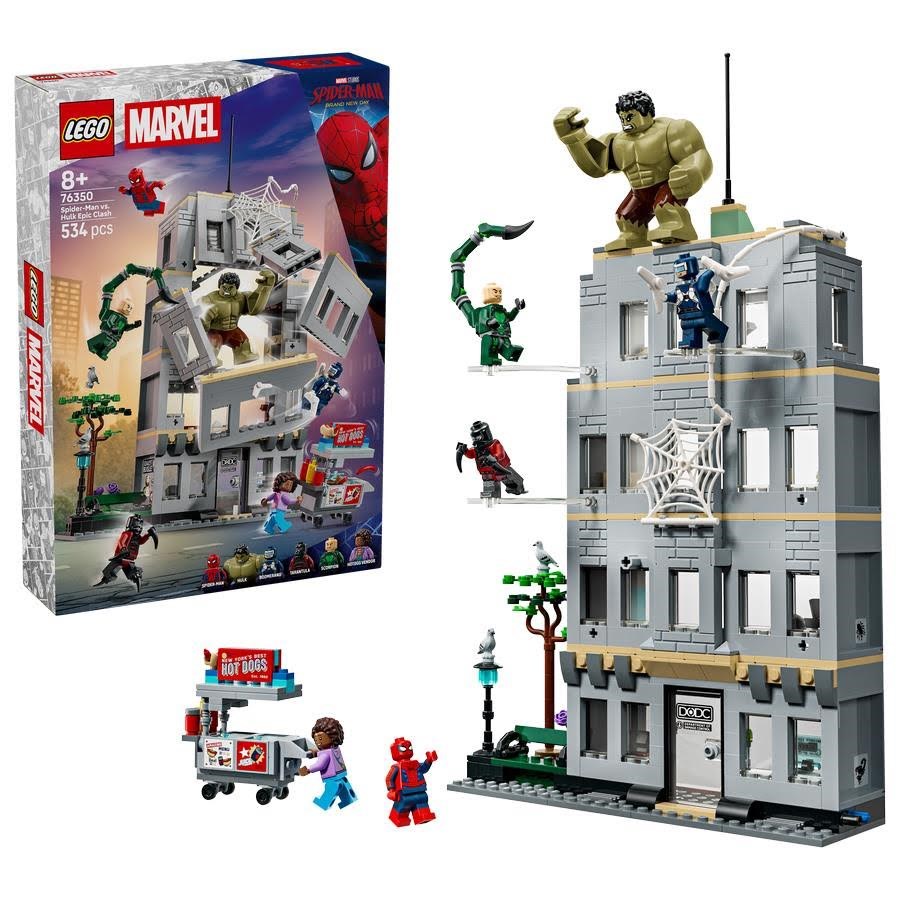 LEGO Super Heroes 76350 Spider-Man mod Hulk - episk opgør