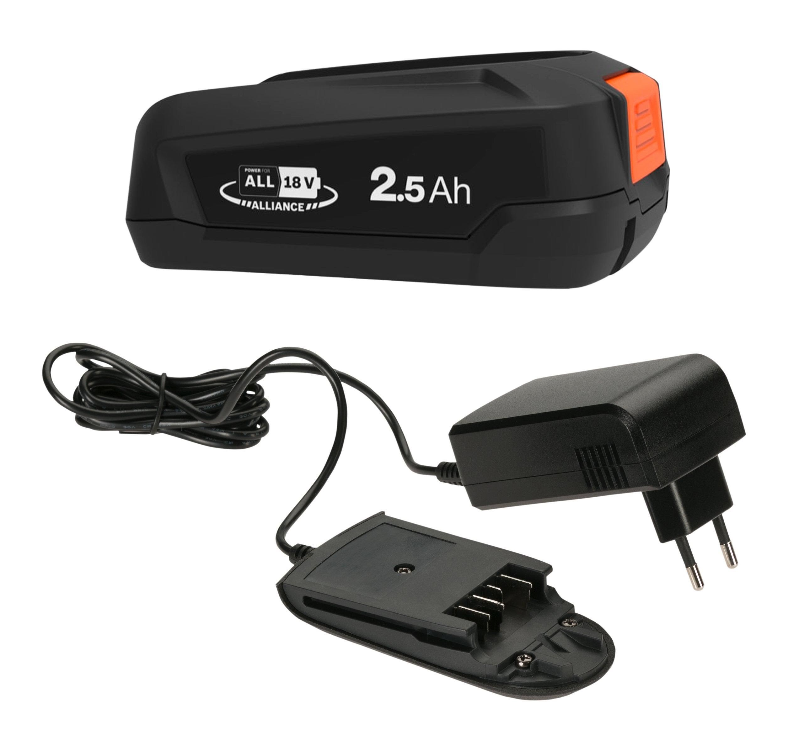 Gardena Starter kit P4A 1 x system battery PBA 18V/45 2.5 Ah + quick charger AL 18V-20