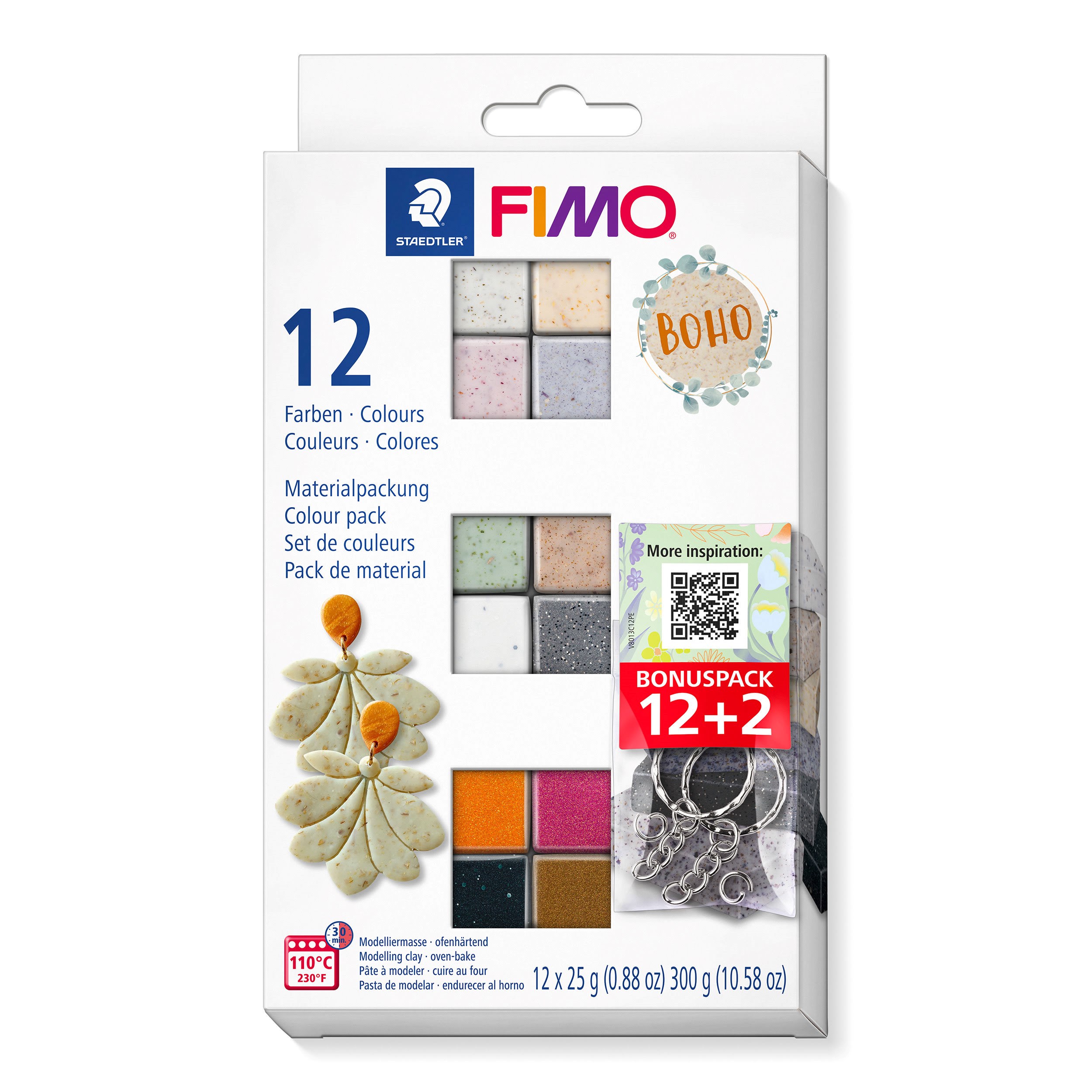 Fimo FIMO effect boho farver Hobby Artikler 8013C12-5P
