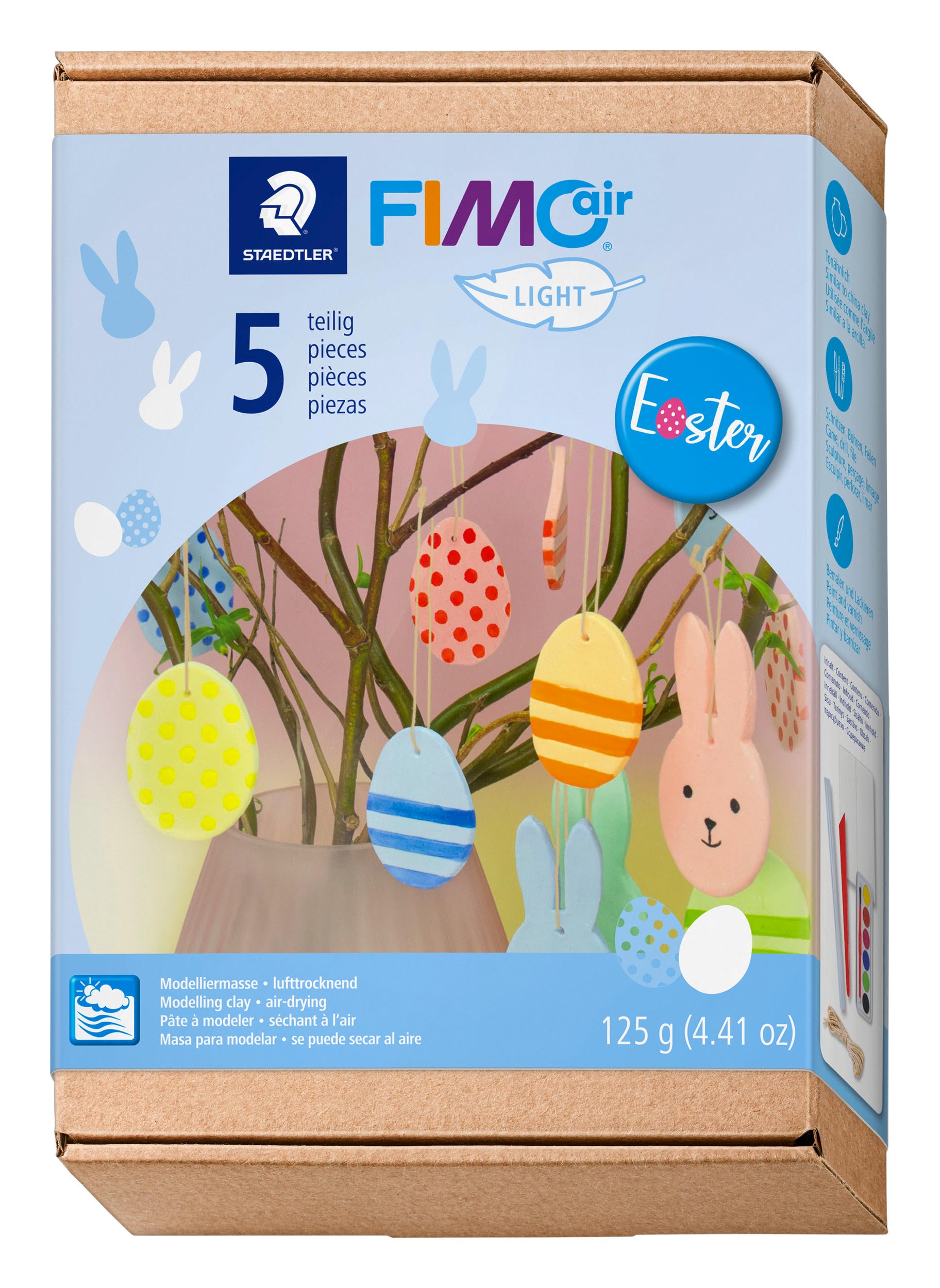 Fimo FIMOair påskeharer-sæt Hobby Artikler 81 SET S08
