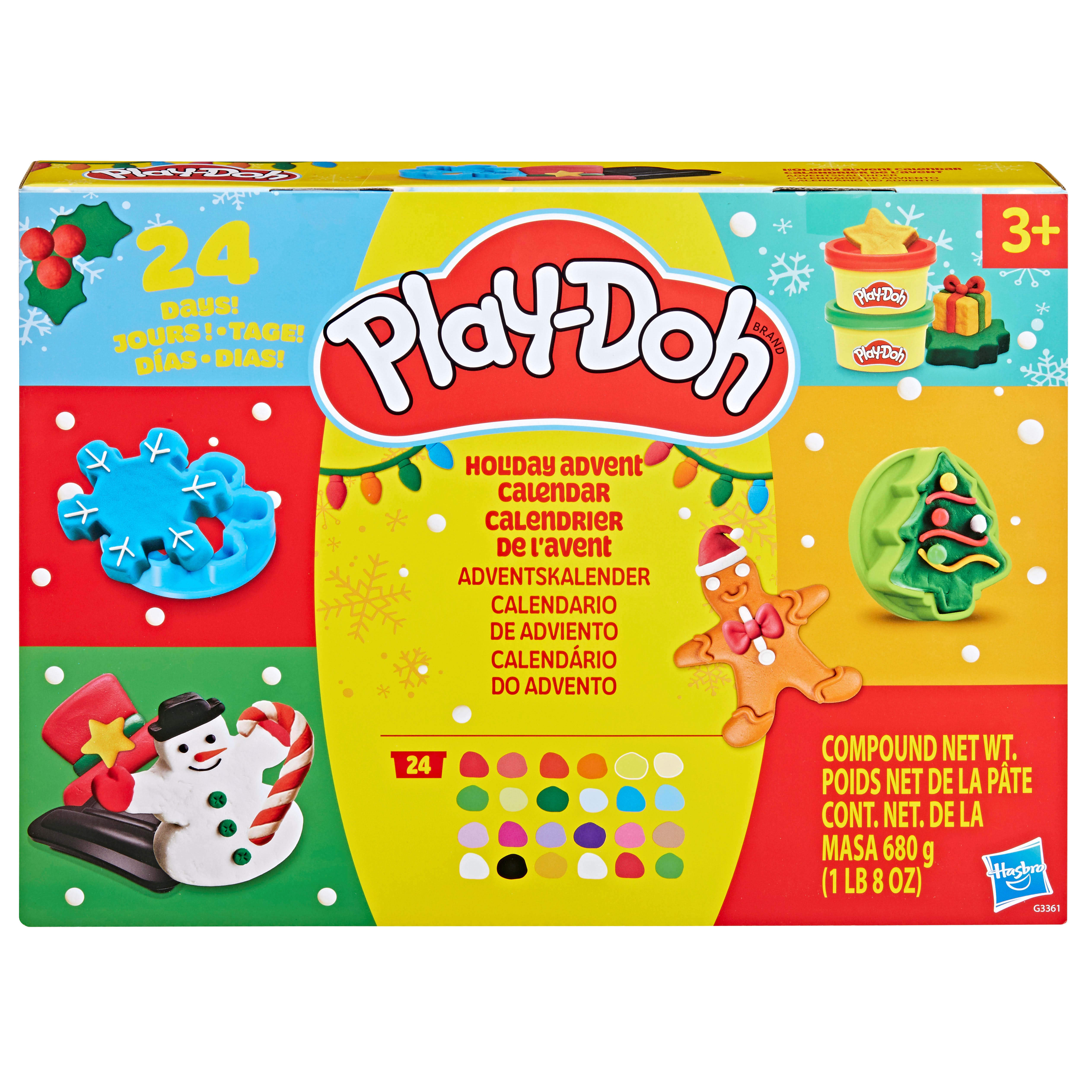 Play-Doh Holiday Advent Calendar 2026 Julekalender G33615L0
