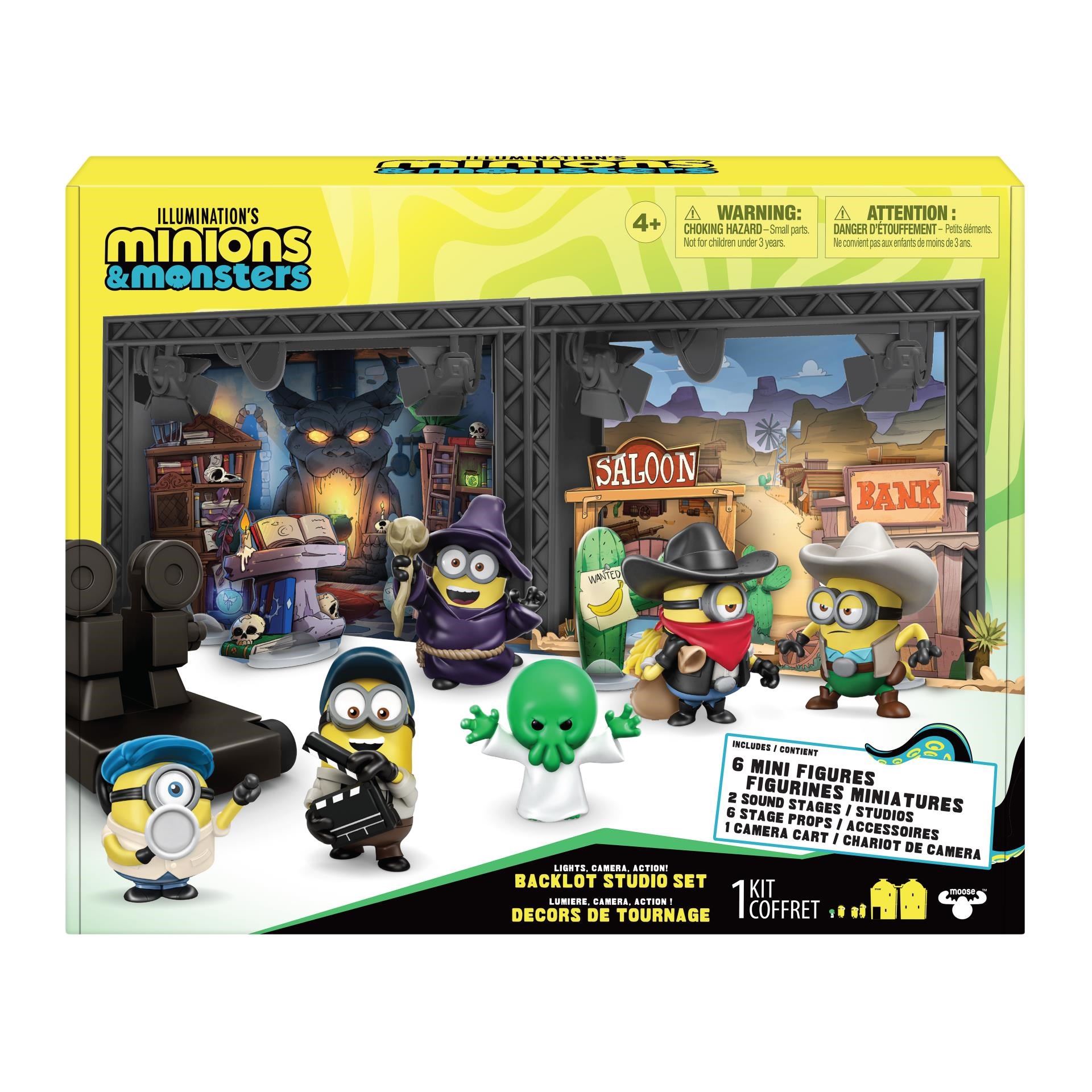 Minions & Monster 5 cm Stage Set Studio Lot 6 pack Figur 20431