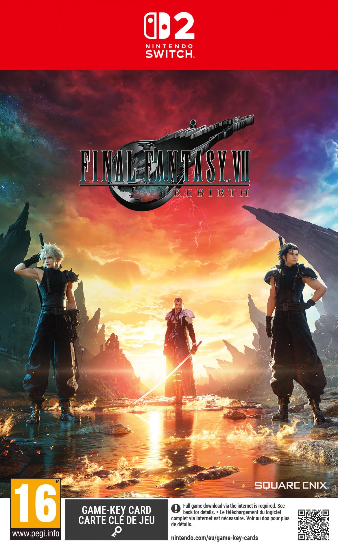 Final Fantasy VII Rebirth (Incl. Booster Cards) - Nintendo Switch 2 - RPG Spil 5021290102774