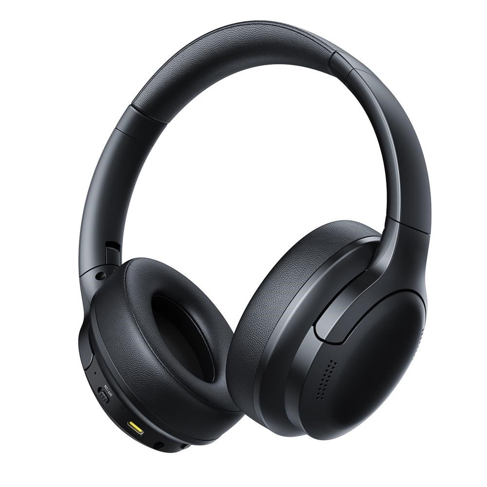 Baseus Bass BH1 Lite Wireless On-Ear Bluetooth 6.0 Headphones - Black Hovedtelefoner Og Headset Sort A0203C00