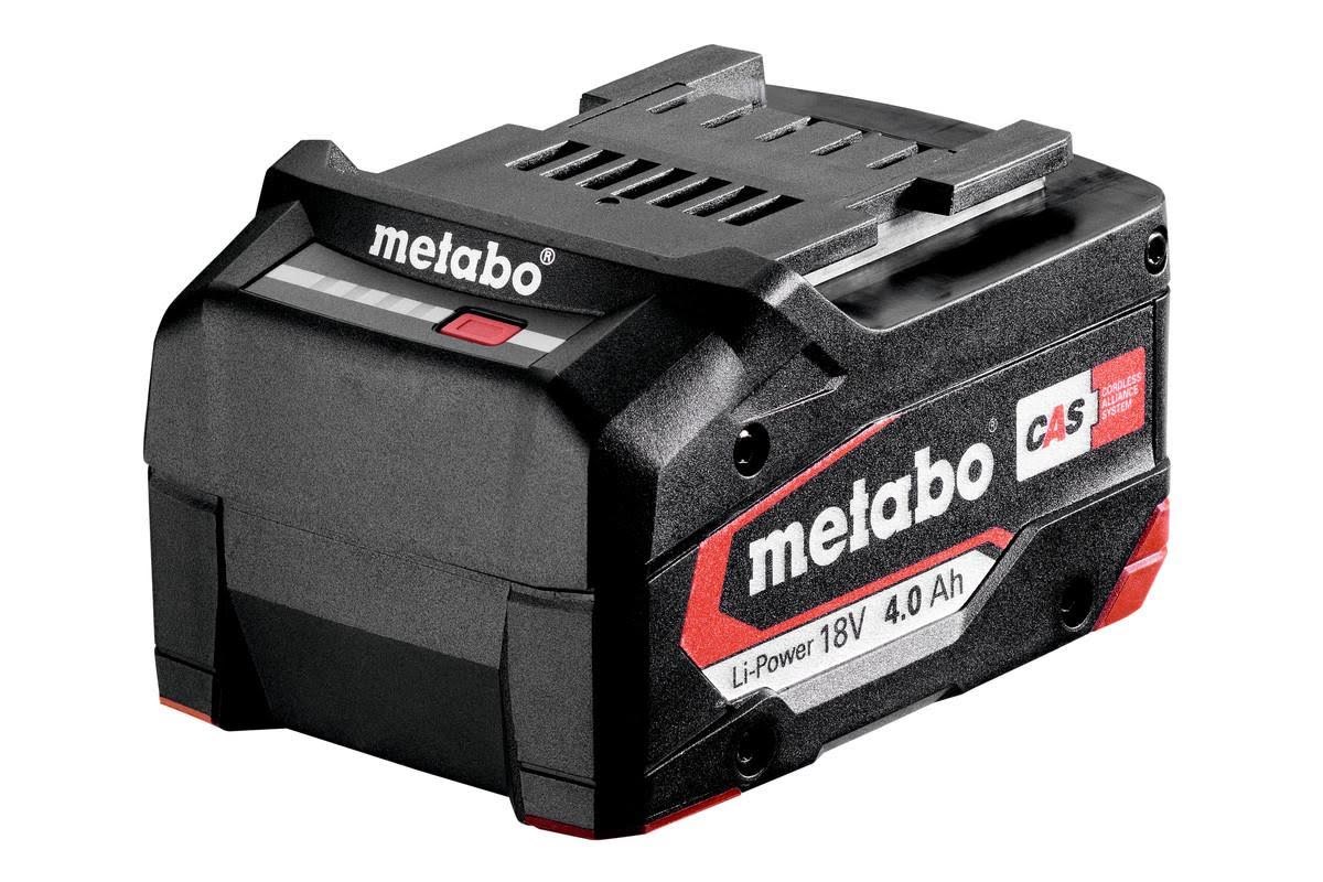 Metabo LiPOWER battery 18 V - 4,0 Ah (625027000) Akku Lader