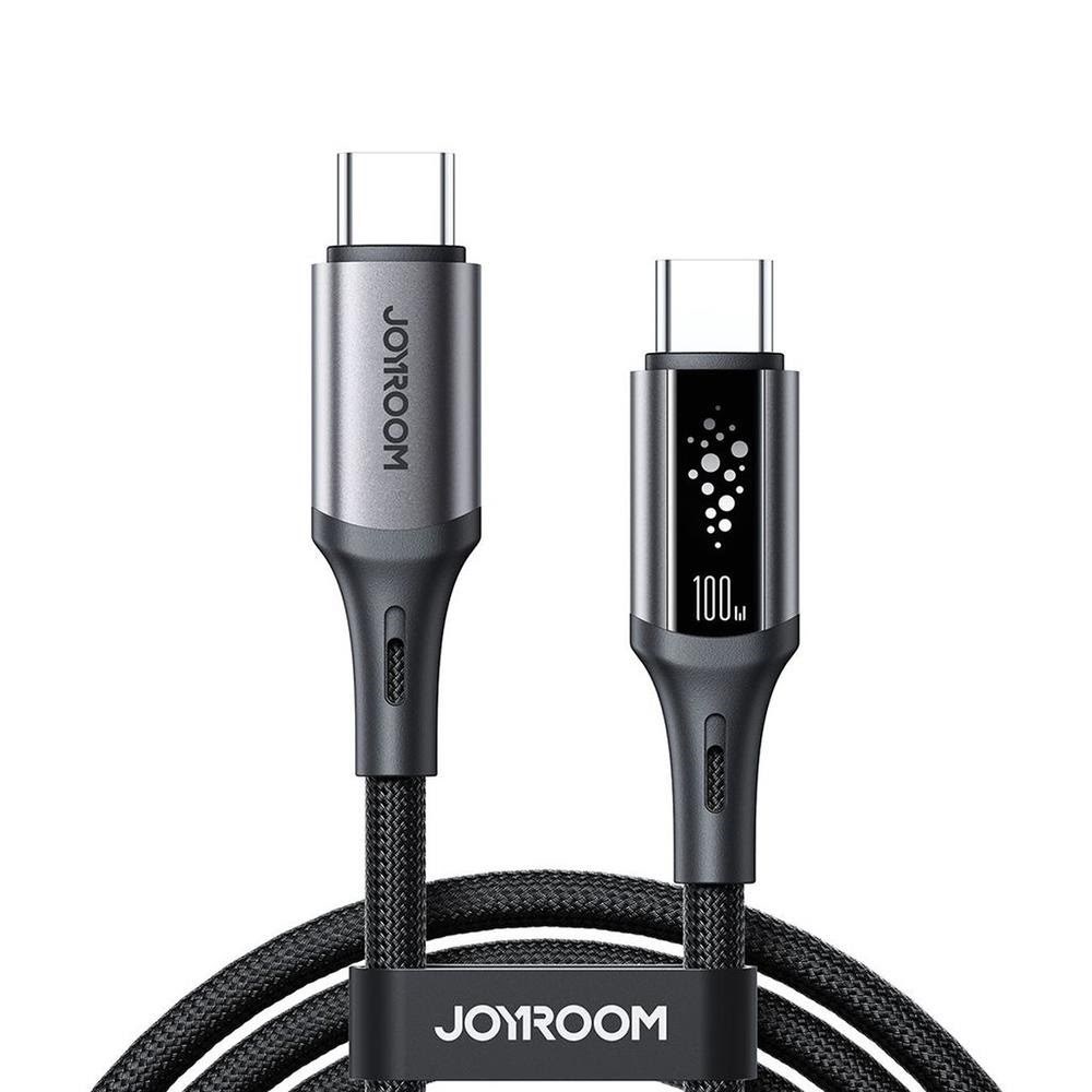 Joyroom S-A60 StarTalk 100W USB-C - USB-C Cable 1.2m - Black Usb Kabel Sort S-A60 C-C 100W 1.2m black