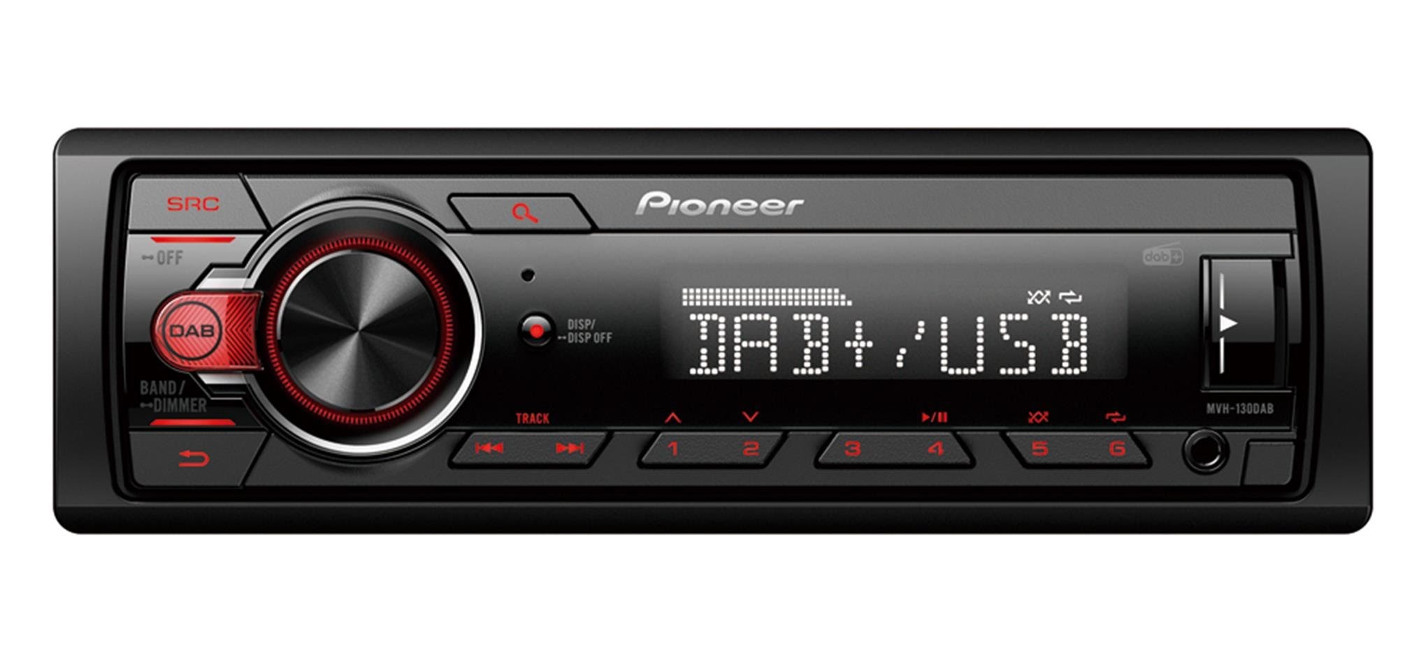 Pioneer MVH-130DAB car media receiver Bilstereo