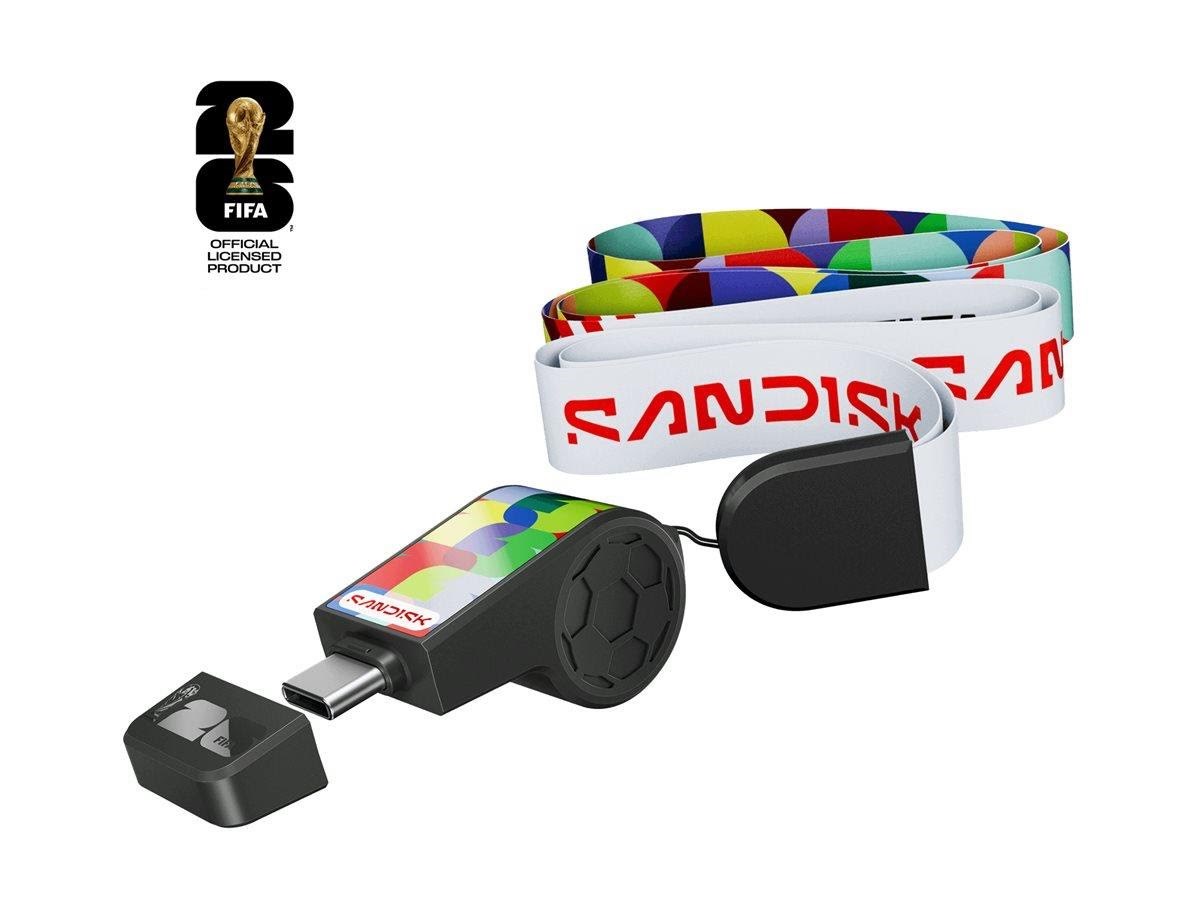 SANDISK - FIFA World Cup 2026 (Global Ediiton) - USB flash drive - 128 GB - 128GB - USB Stick Usb Stick Sort SDCZIA-128G-G46