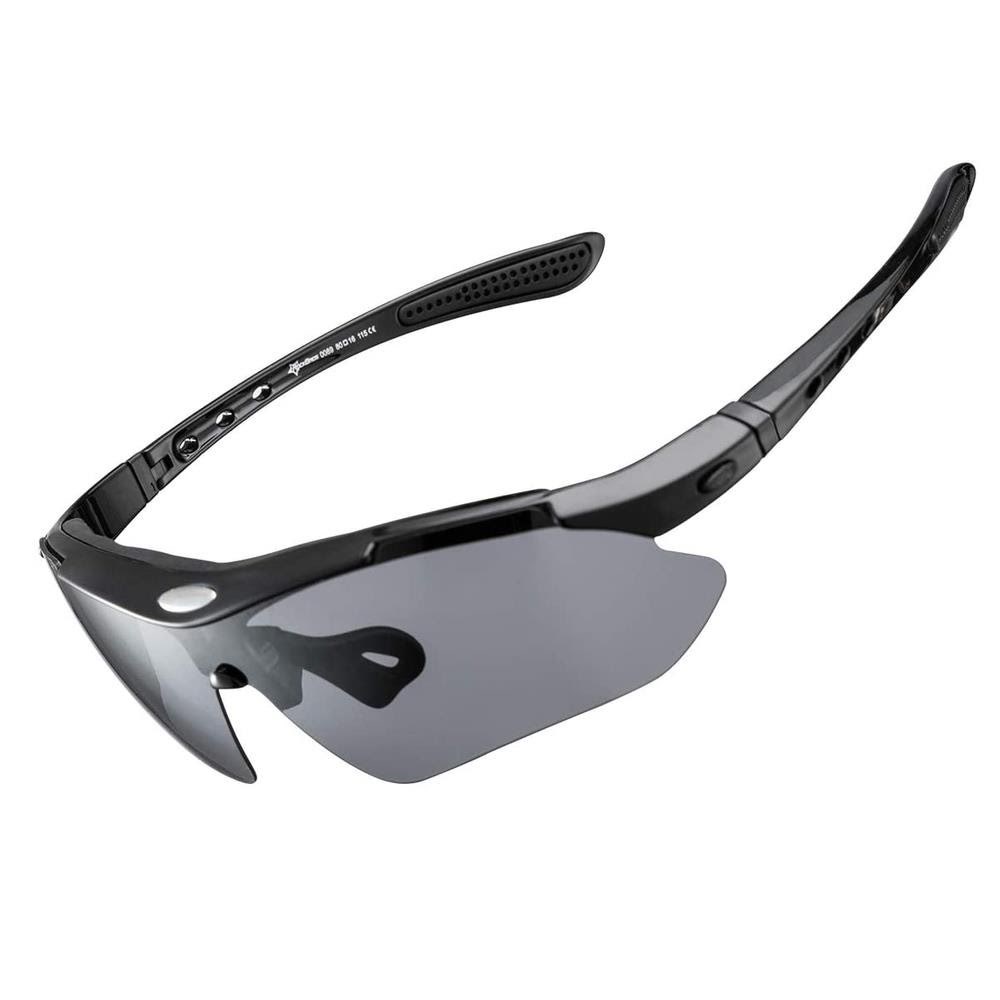 Rockbros 10003 Polarized Cycling Glasses - Black Træningsudstyr Rockbros-10003