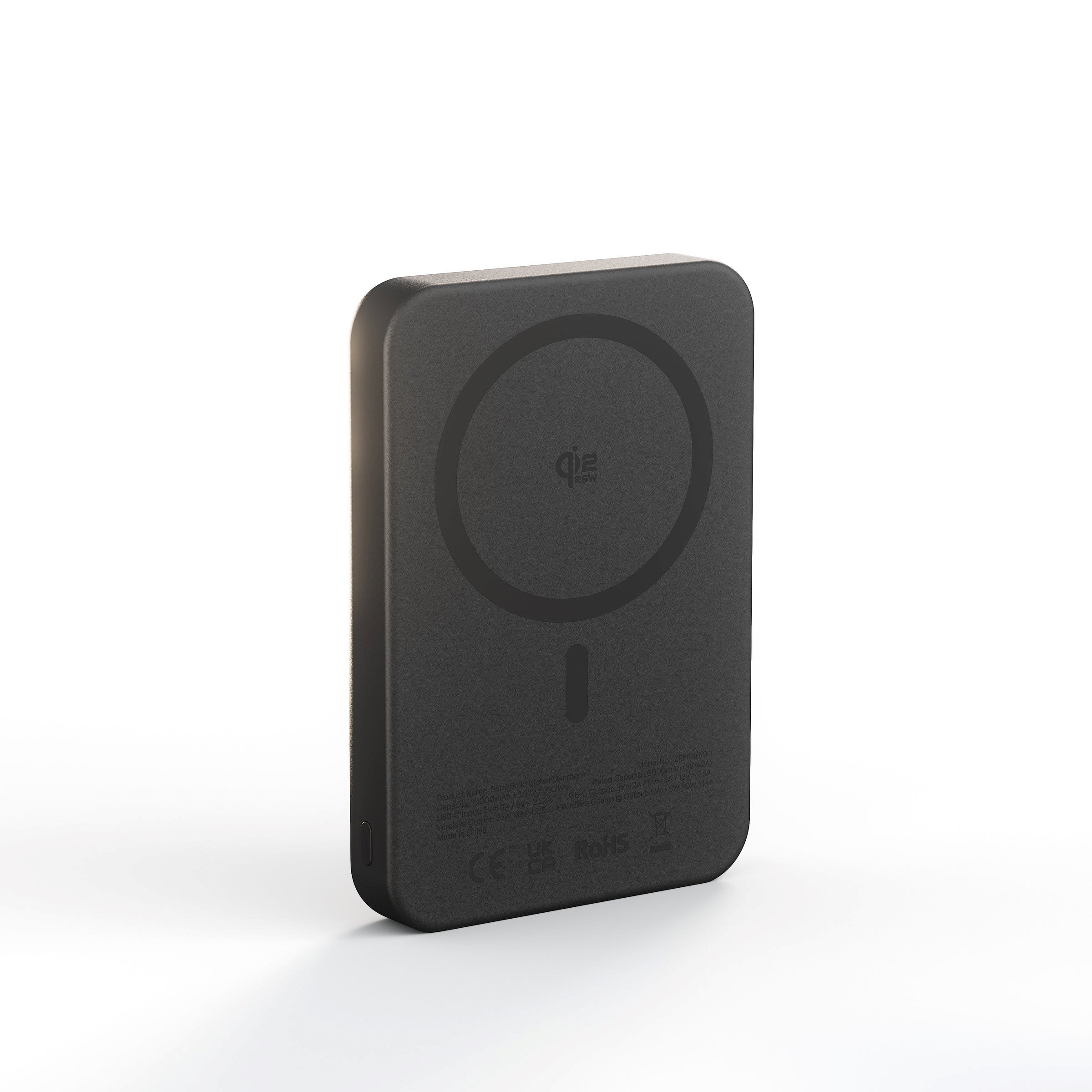 ZENS Powerbank Pro 2 Qi2.2 Semi Solid State 10000 mAh - 10000 mAh Powerbank Sort ZEPP11B/00