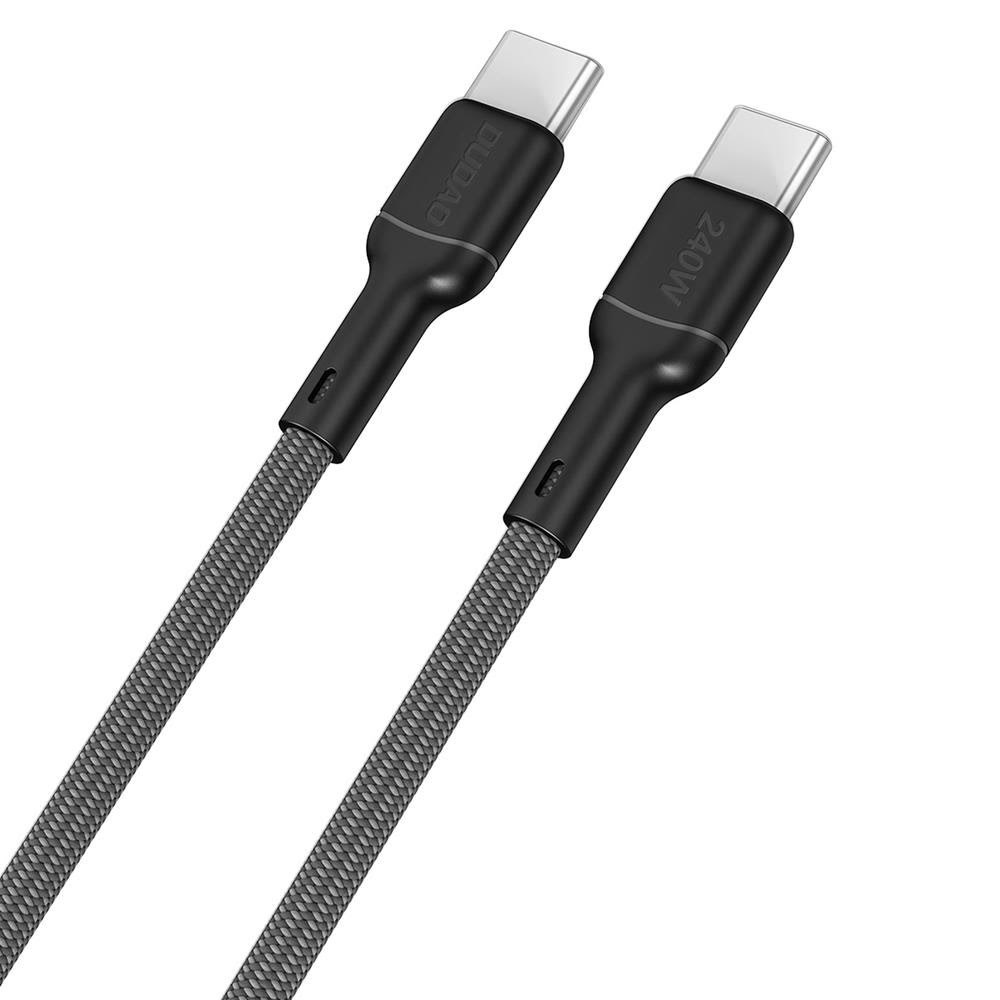 Dudao L9C Max 240W PD USB-C - USB-C 2m cable - black Usb Kabel Sort 6976625335022