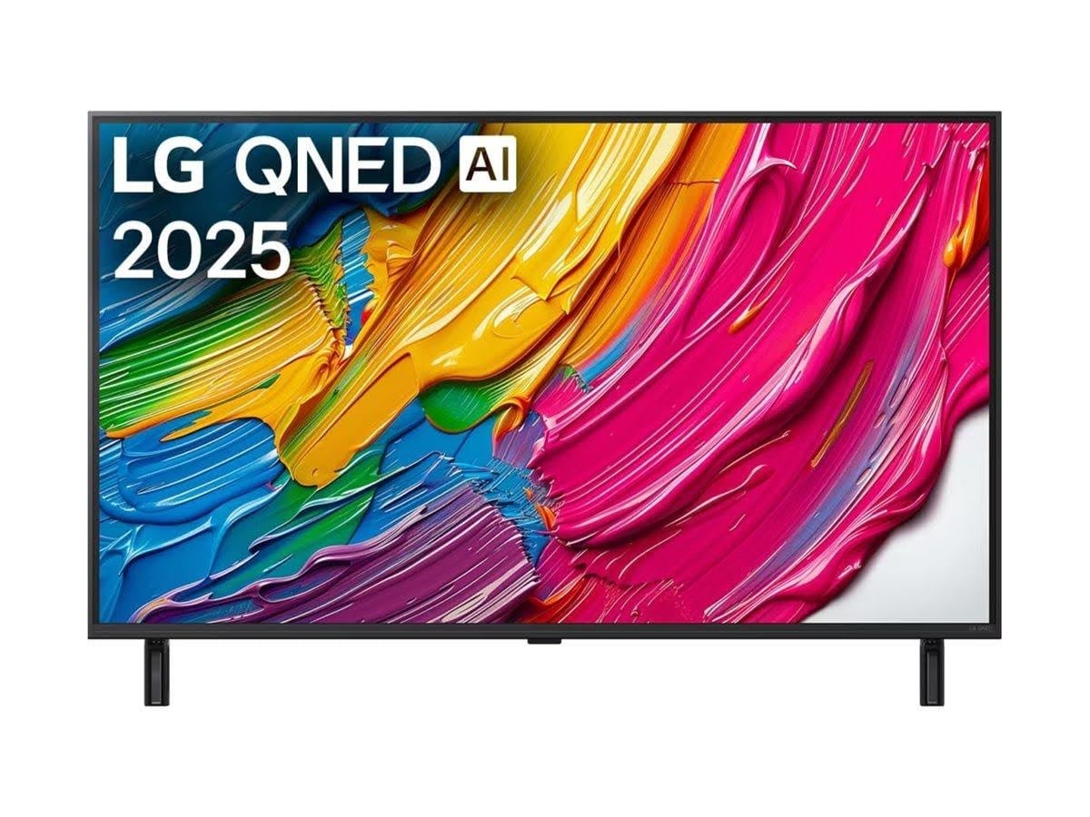 LG 43" Fladskærms TV LED 4K 43" QNED AI QNED80 4k Smart TV 2025 Fjernsyn Sort 43QNED80A6A.AEU