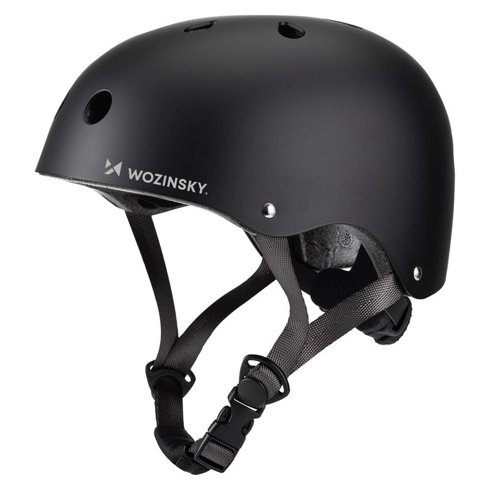 Wozinsky Lightweight BMX Bicycle Helmet/Scooter 54-58 cm - Black Cykeltilbehoer 5907769381041