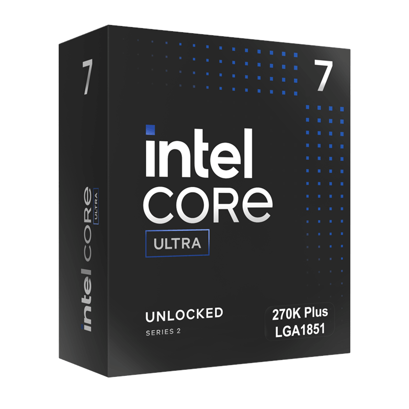 Intel Core Ultra 7 270K Plus Arrow Lake-S Refresh CPU - 24 kerner - 3.9 GHz - Intel LGA1851 - Intel Boxed (uden køler) Cpu BX80768270K