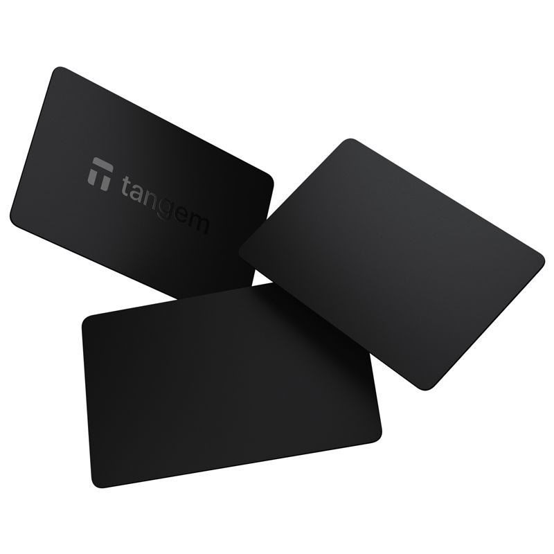 Tangem Wallet - 3-card set - Stealth Systemtilbehør TG-STEALTH