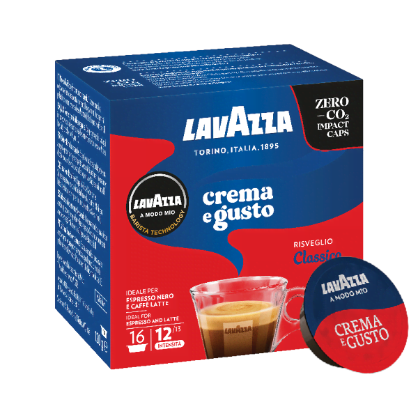 Lavazza A Modo Mio Crema e Gusto caps - 16 pcs Kaffemaskine Blå 8869