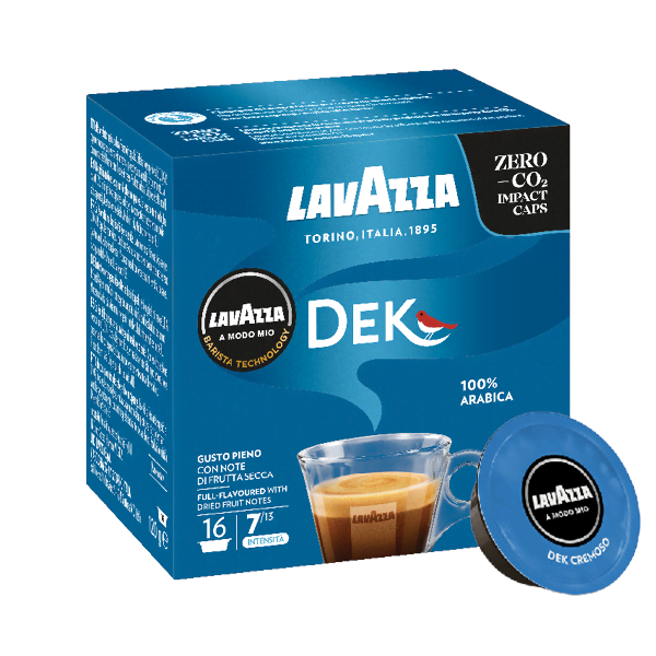 Lavazza A Modo Mio Dek Cremoso Caps - 16 pcs Kaffemaskine Blå 8603