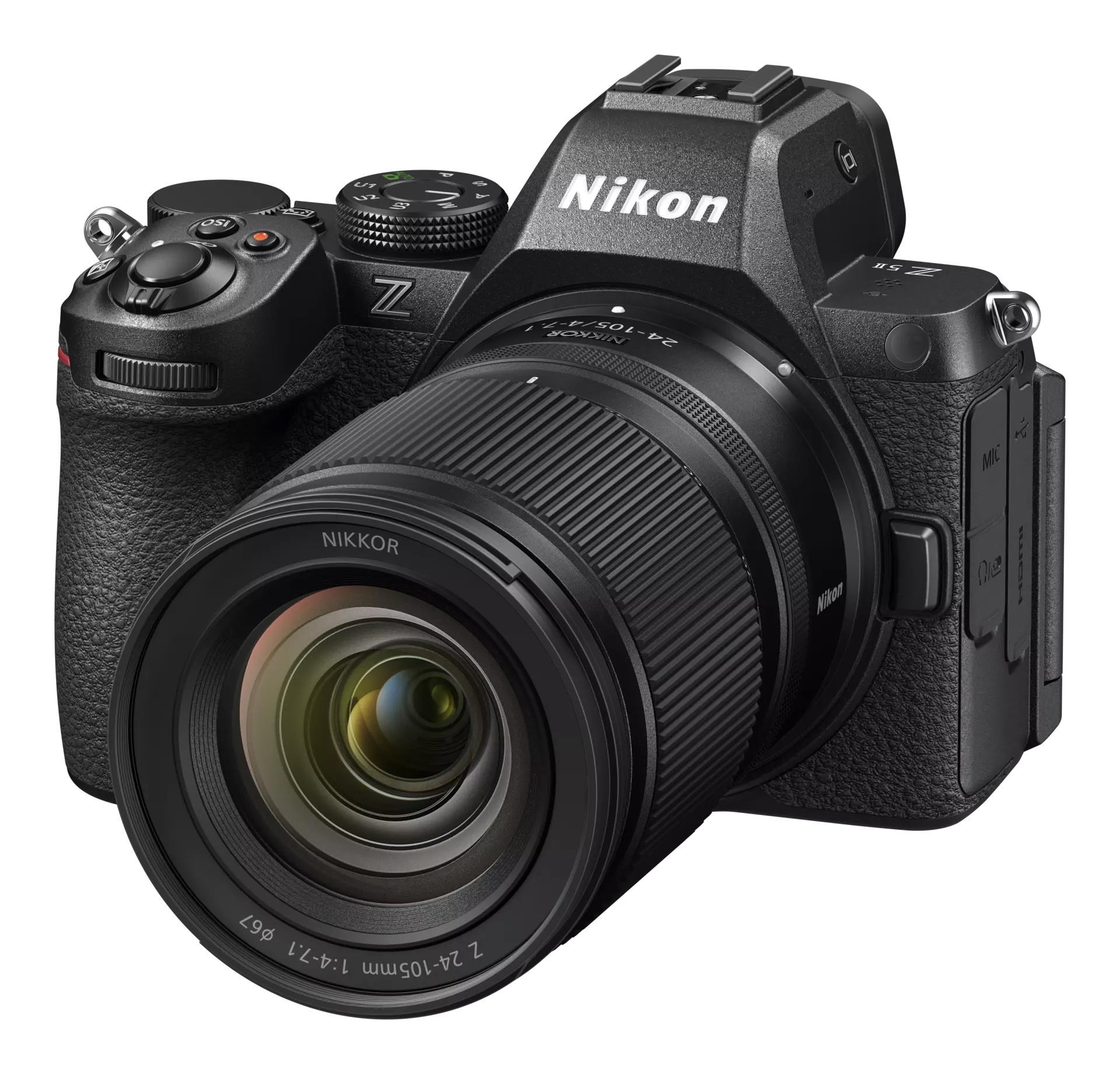 Nikon Z5 II Kit w/ 24-105mm f/4-7.1 Kamera Sort VOA170K004